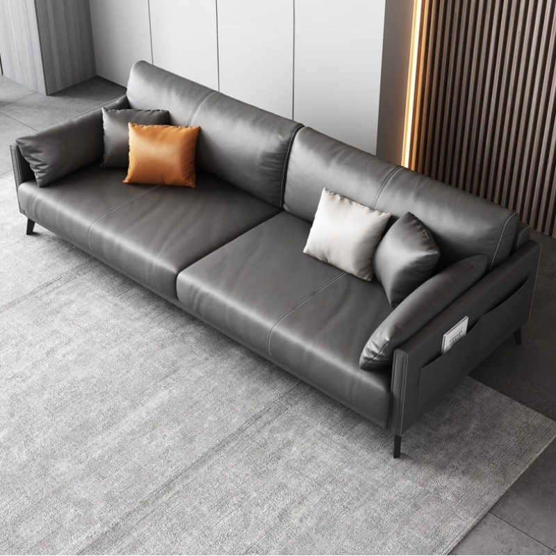 Office Furniture Luxury - Cowhide Business Office Sofas Reception Fashion