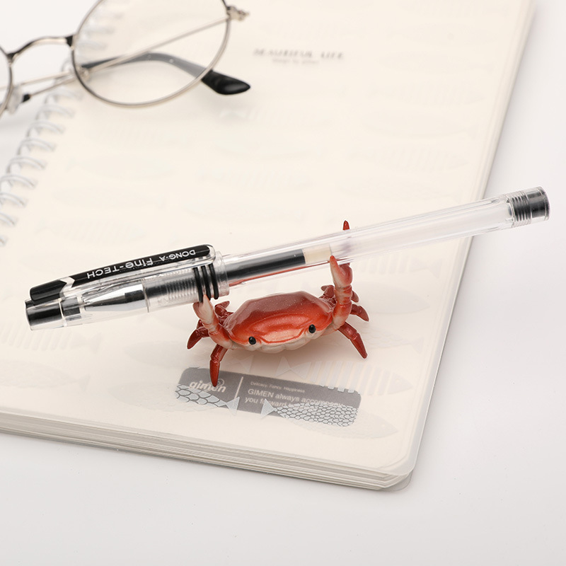 Pegboard Office Organizer - Cartoon Funny Crab Pen Holder Desktop