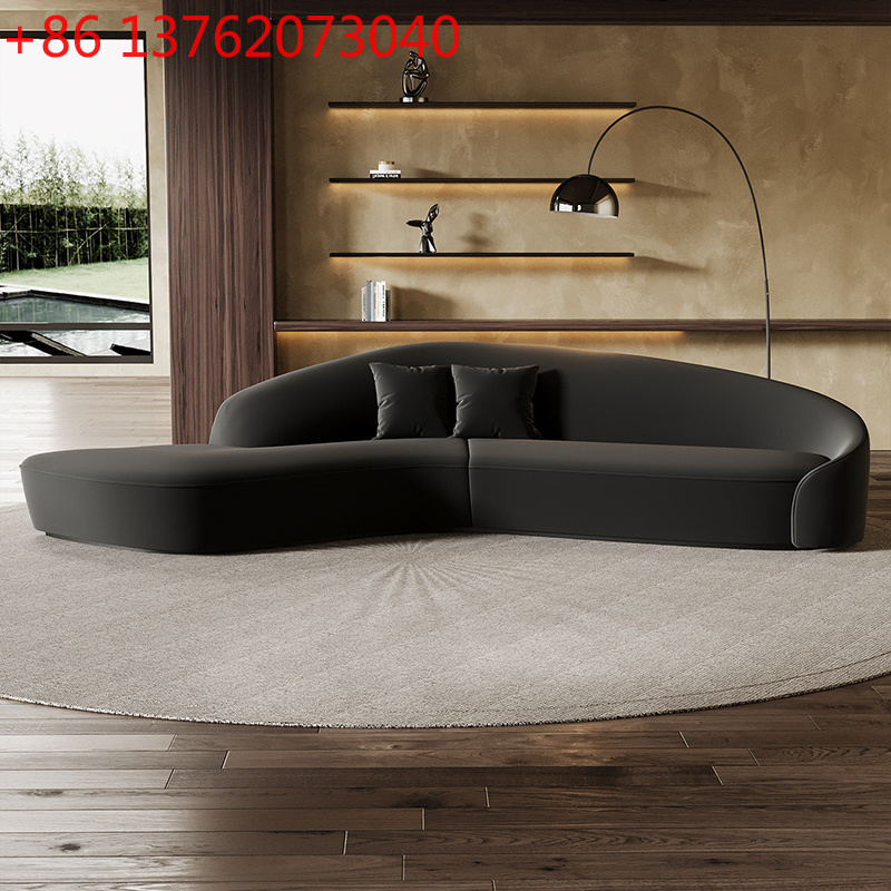 Office Furniture Luxury - Italian Luxury Curved Lounge Sofa Nordic