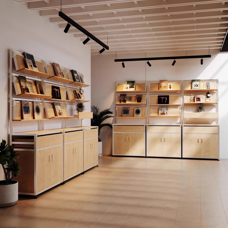 Office Furniture Modern - custom.Coffe Shop Furniture Modern Display Storage