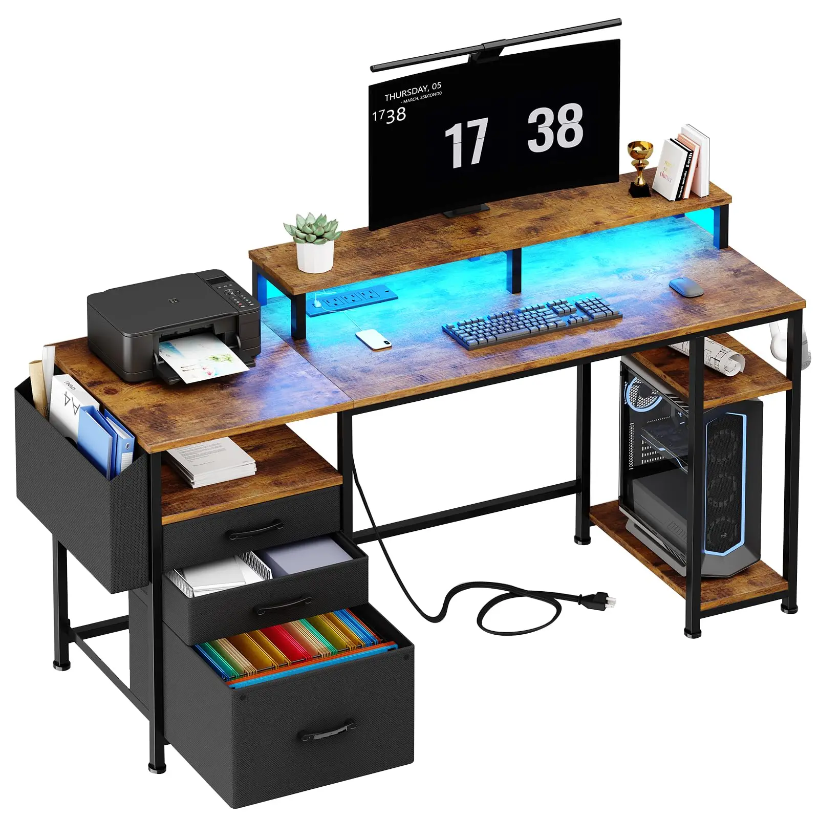Office Furniture Outlet - 'Hot Sale Computer Desk with LED