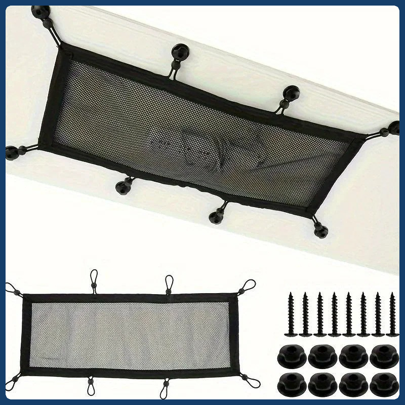 Pegboard Office Organizer - Under Desk Cable Management Net -
