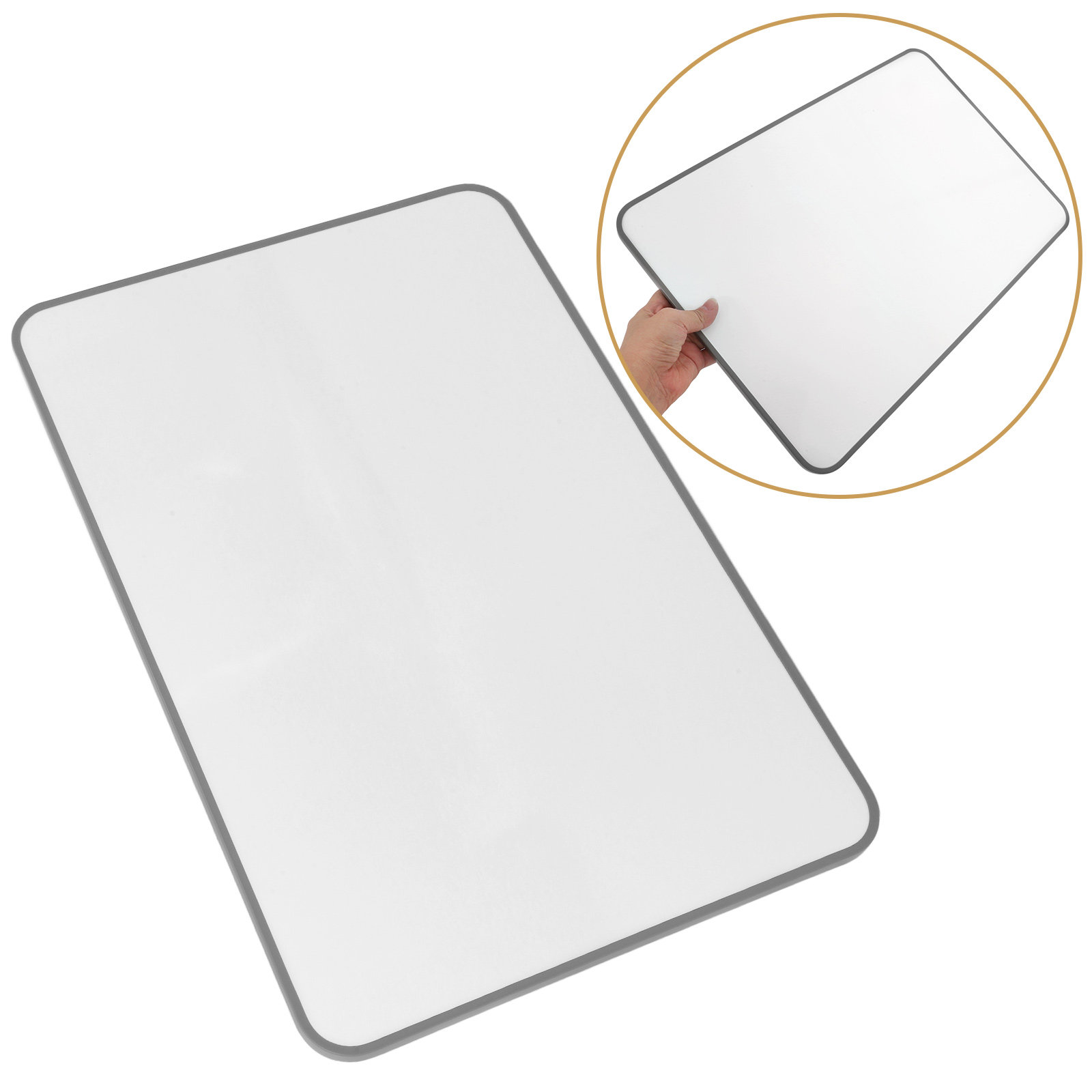 Magnetic Whiteboard Calendar - Double-Sided Dry Erase Whiteboard 45x30cm Magnetic