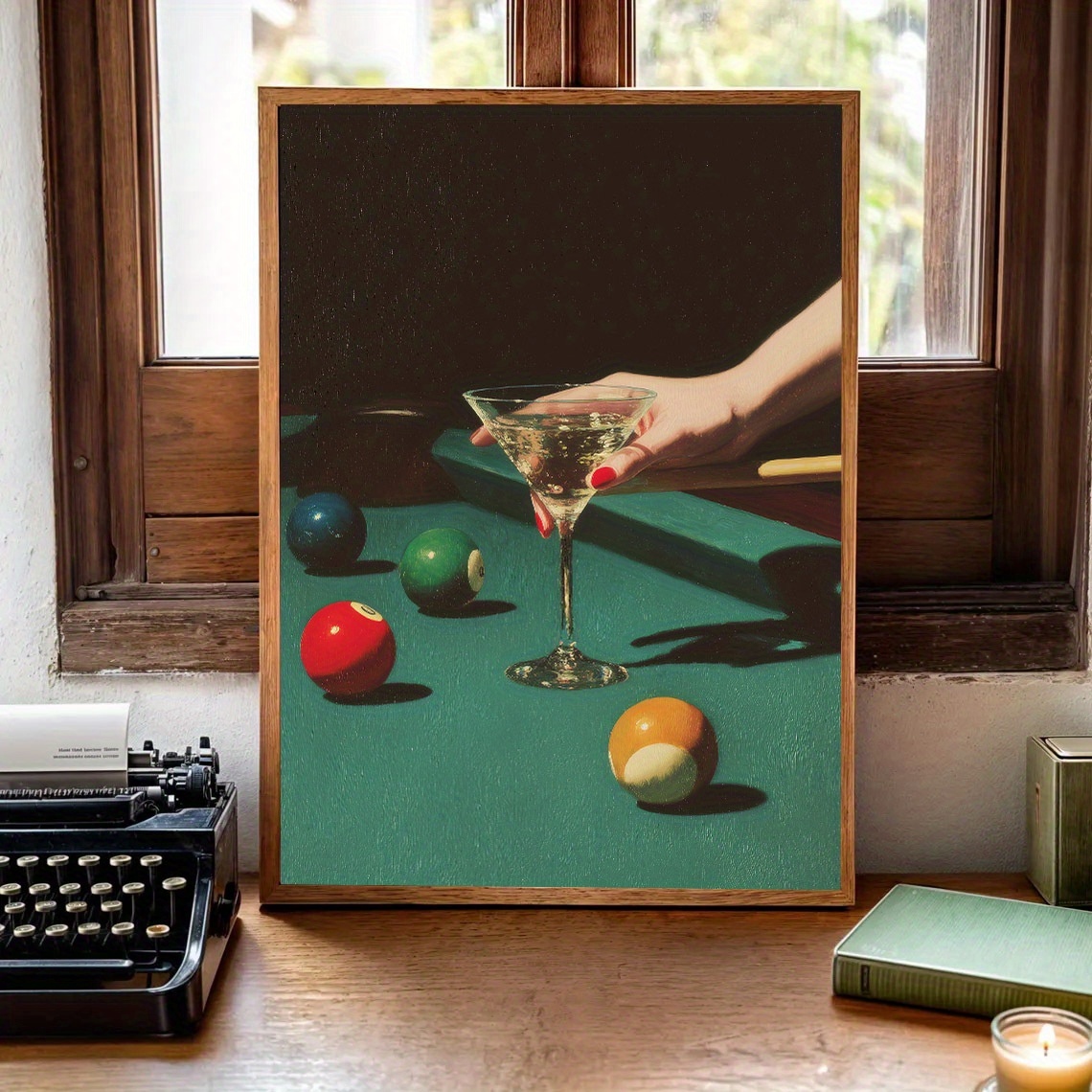 1pc Vintage Billiards Cocktail - Office Furniture Modern review and price
