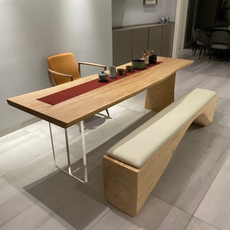 Nordic Solid Wood Acrylic Floa - Office Furniture Modern review and price