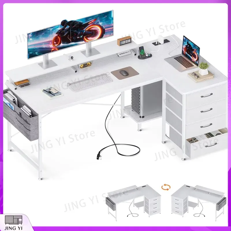 L Shaped Computer Desk 160x80c - Office Furniture Outlet review and price