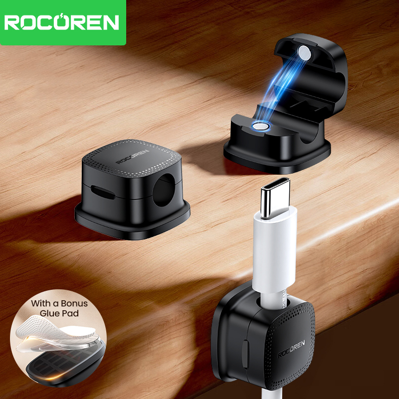 ROCOREN 30PCS Magnetic Cable O - Pegboard Office Organizer review and price