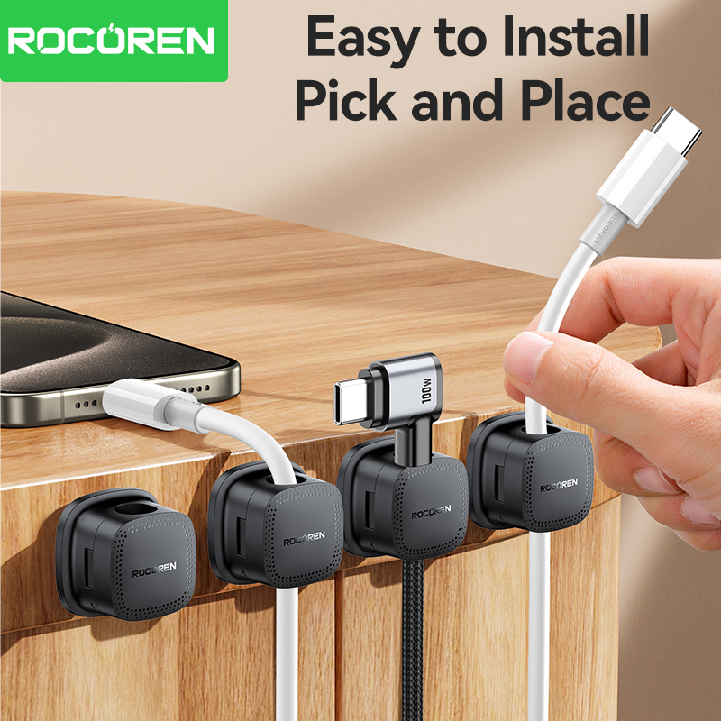 ROCOREN 30PCS Magnetic Cable O - Pegboard Office Organizer review and price