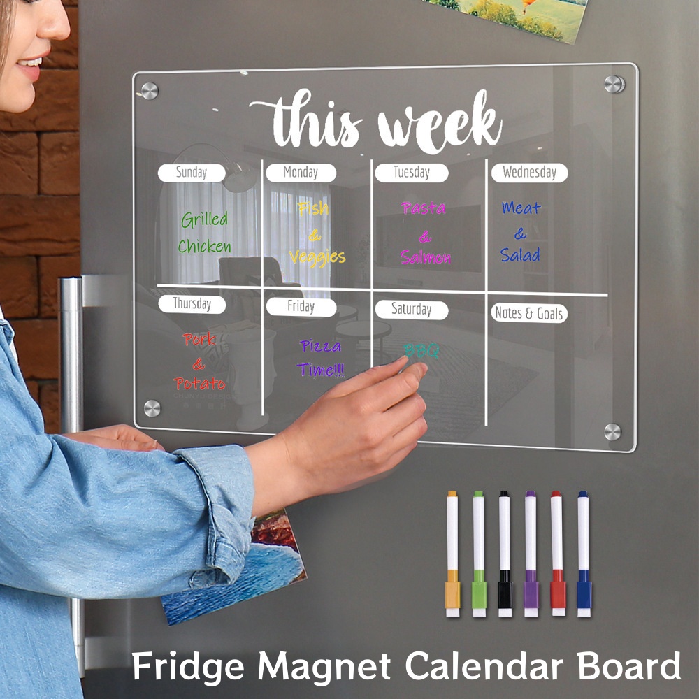 Fridge Magnet Calendar Board W - Magnetic Whiteboard Calendar review and price