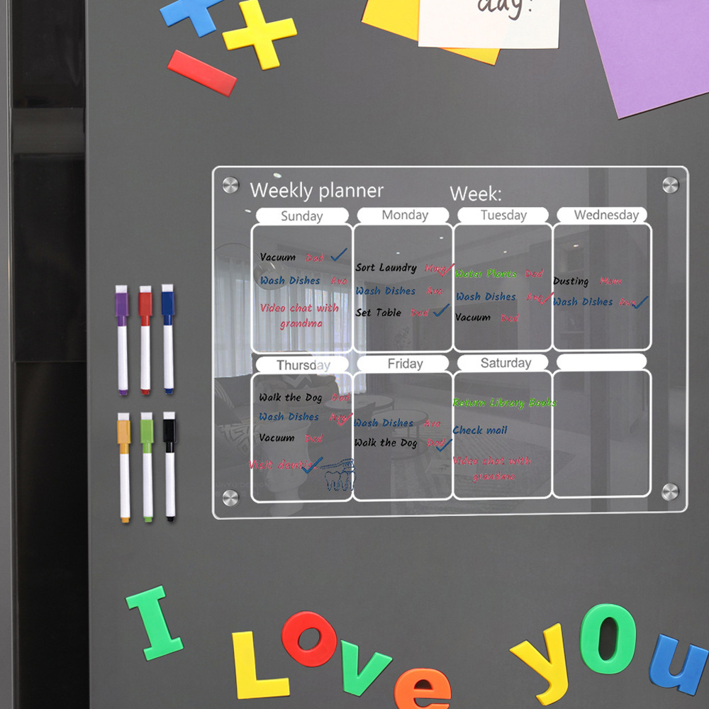 Fridge Magnet Calendar Board W - Magnetic Whiteboard Calendar review and price