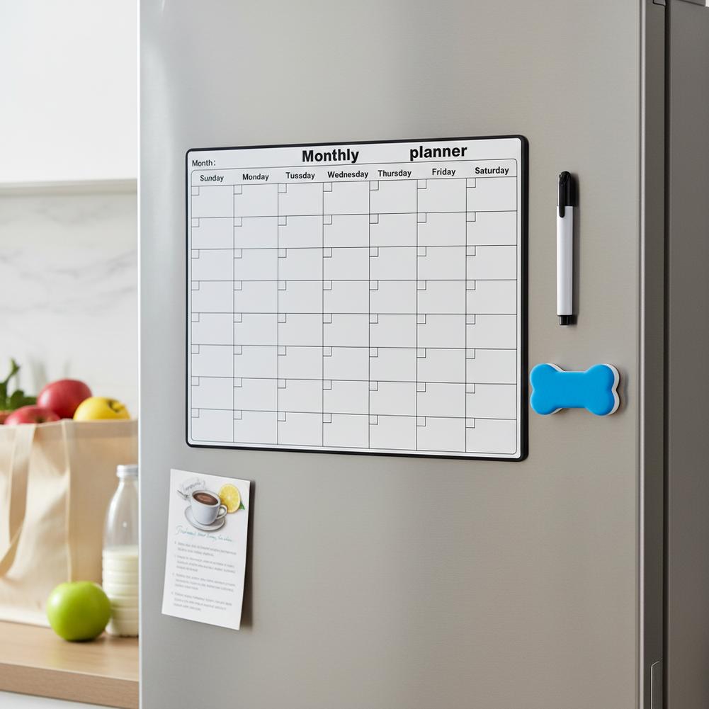 Magnetic Refrigerator Dry Eras - Magnetic Whiteboard Calendar review and price
