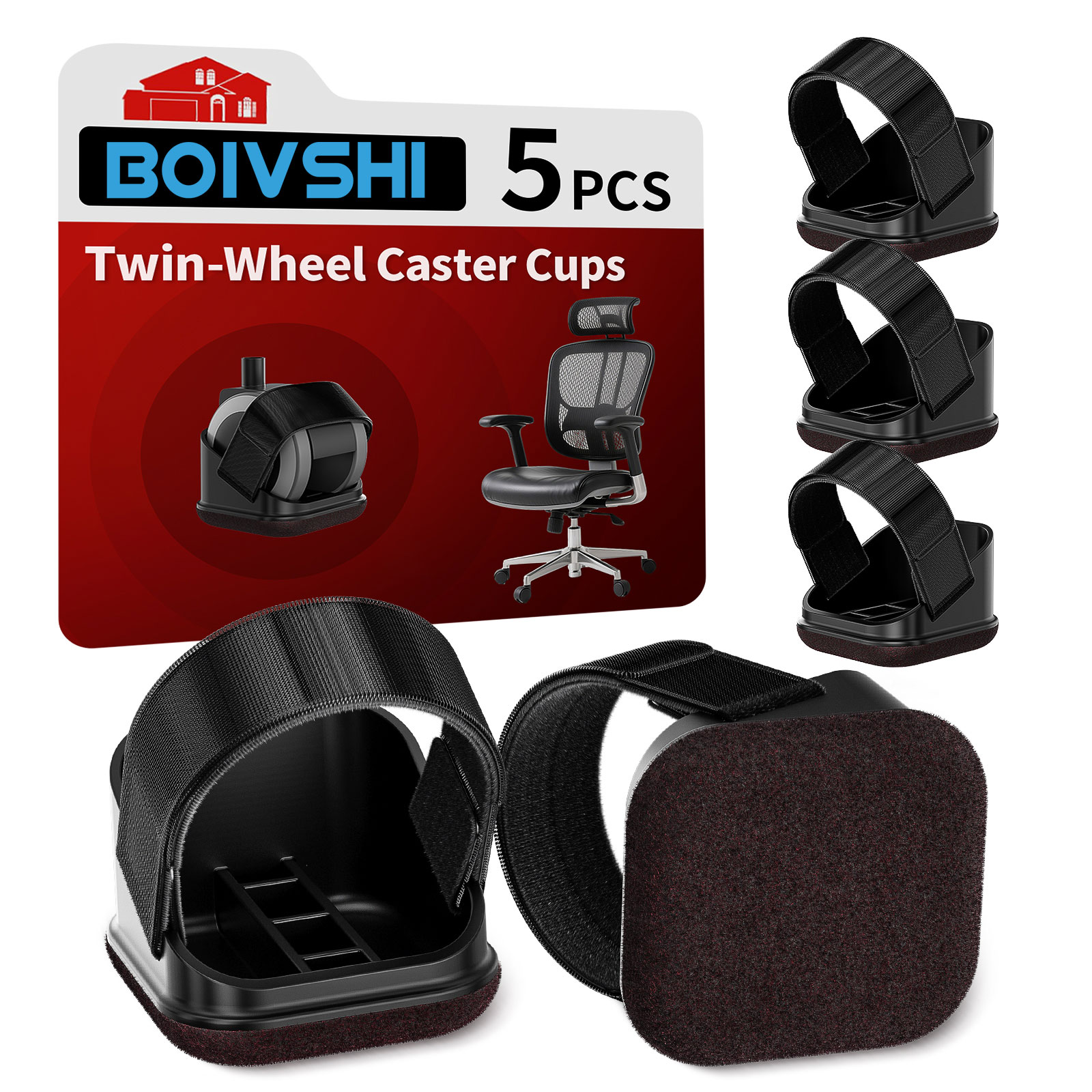 5PCS Chair Leg Protectors Offi - Office Furniture Loft review and price