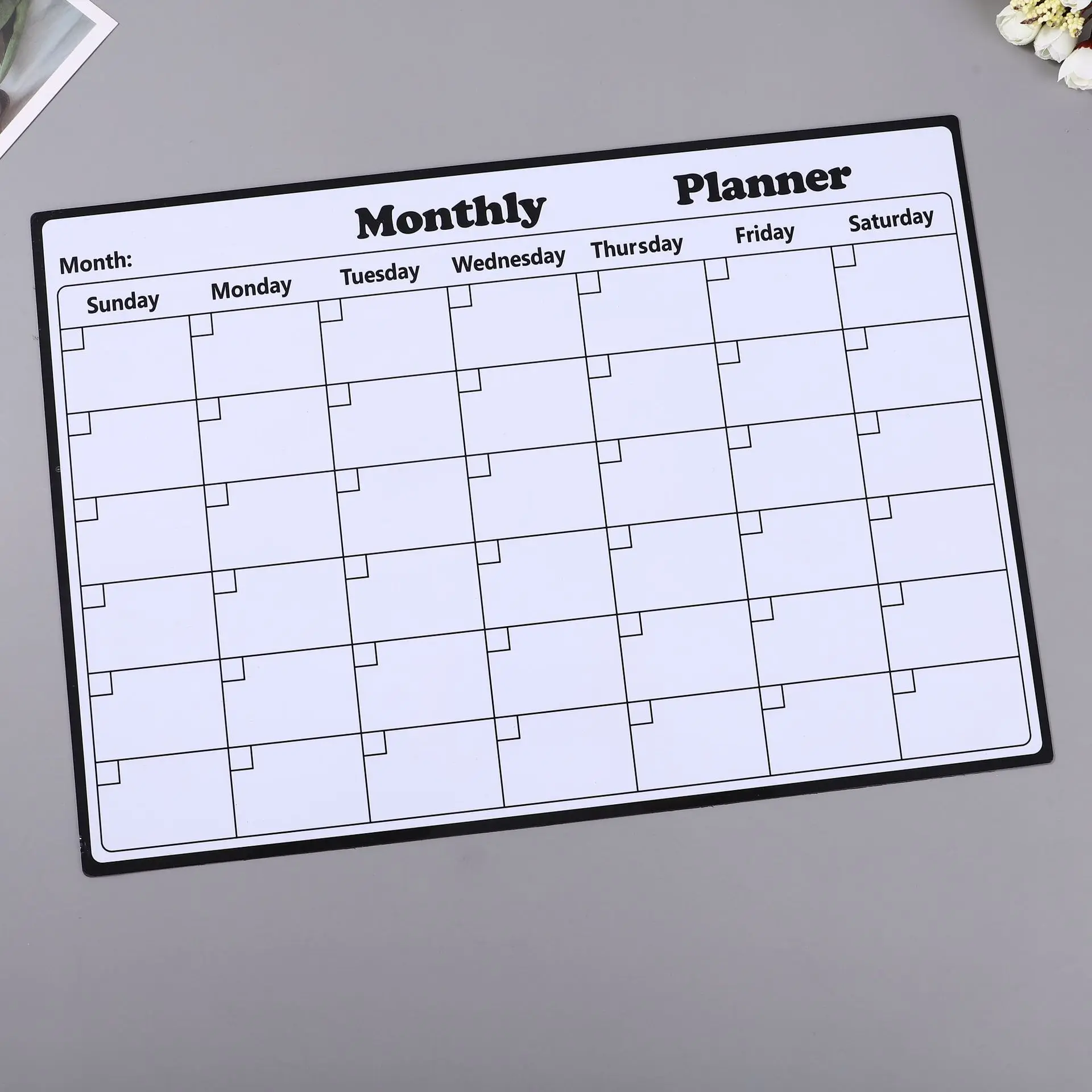 Magnetic Refrigerator Sticker  - Magnetic Whiteboard Calendar review and price