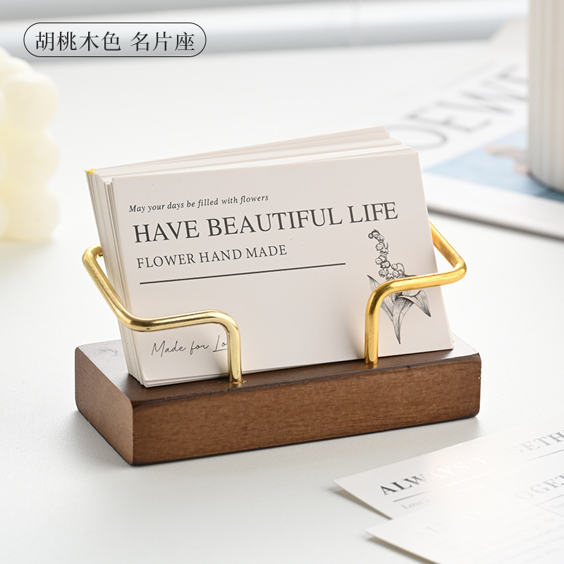 Wooden Business Card Holder Me - Pegboard Office Organizer review and price