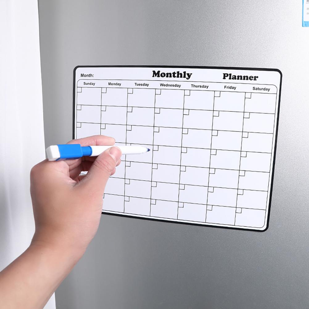 Reusable Monthly Calendar & We - Magnetic Whiteboard Calendar review and price