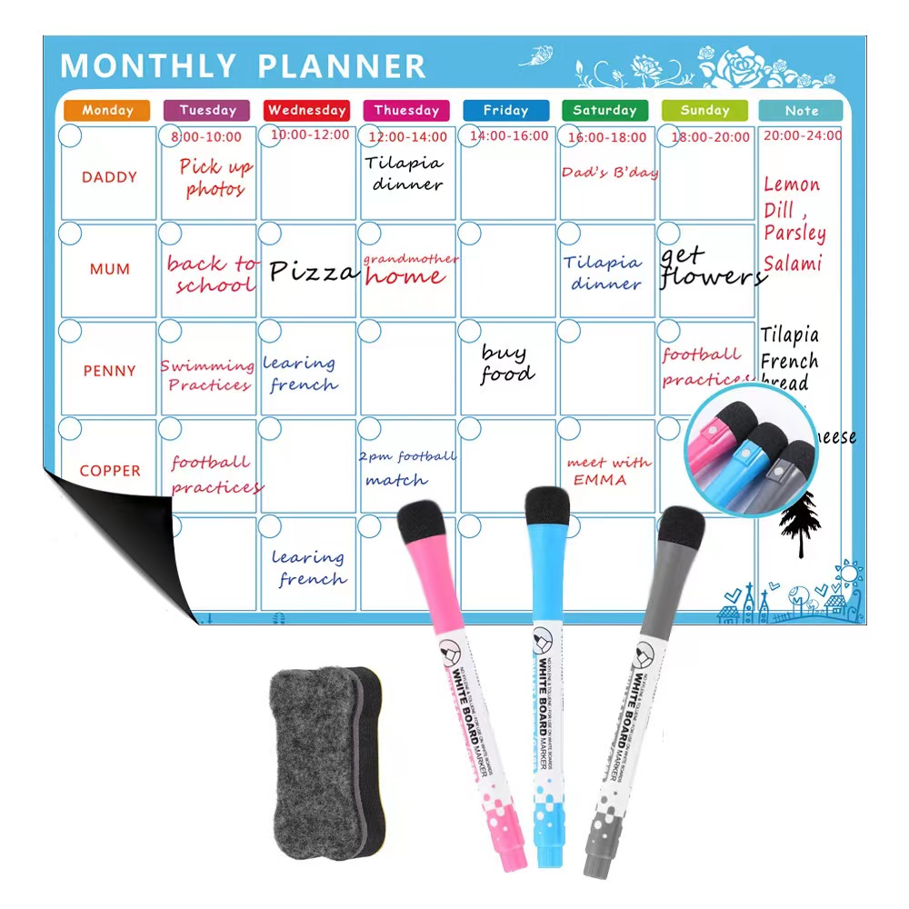 1 Set Magnetic Refrigerator Dr - Magnetic Whiteboard Calendar review and price