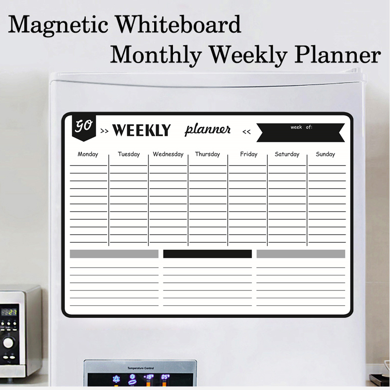 A3 Size Magnetic Monthly Weekl - Magnetic Whiteboard Calendar review and price