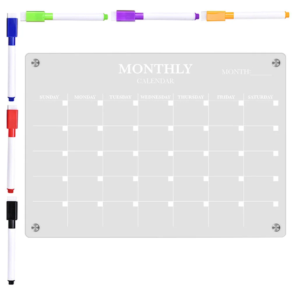 Magnetic Fridge Board Acrylic  - Magnetic Whiteboard Calendar review and price