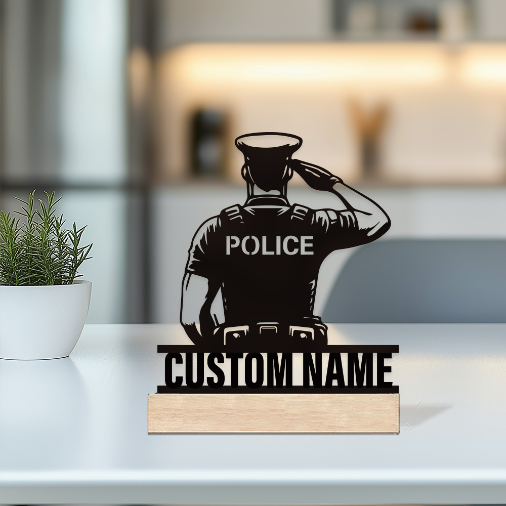 Personalized Metal Police Badg - Office Furniture Modern review and price