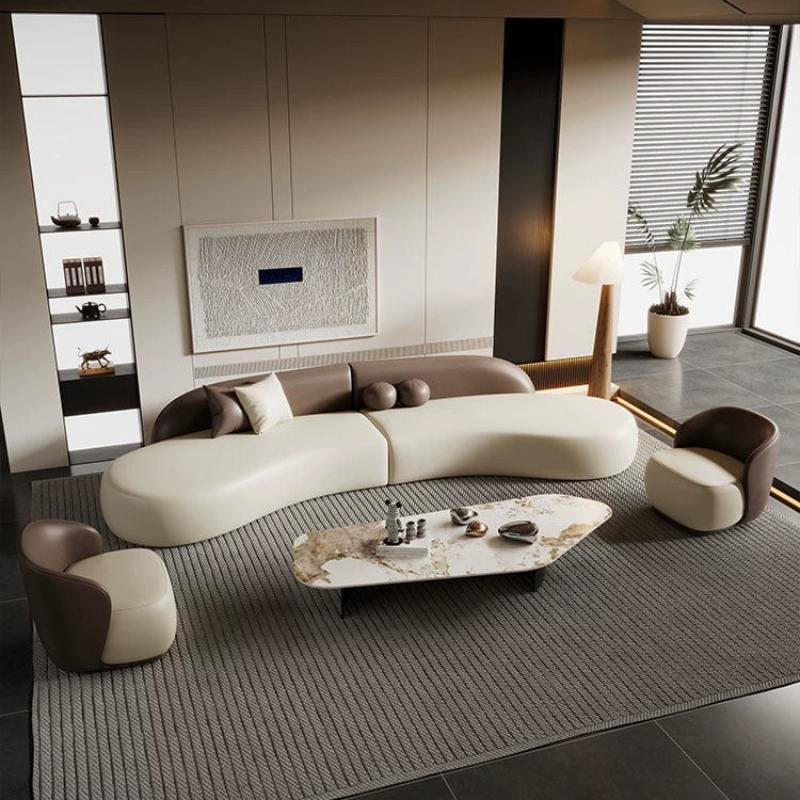 Italian Luxury Curved Sofa Mod - Office Furniture Luxury review and price
