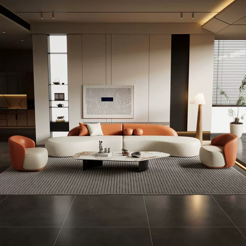 Italian Luxury Curved Sofa Mod - Office Furniture Luxury review and price