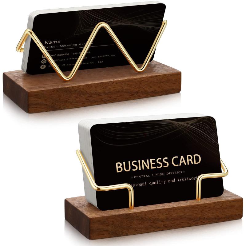 【A8】Wooden Business Card Holde - Pegboard Office Organizer review and price