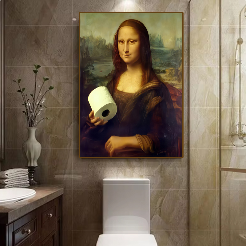 1pc Funny Abstract Bathroom To - Office Furniture Modern review and price