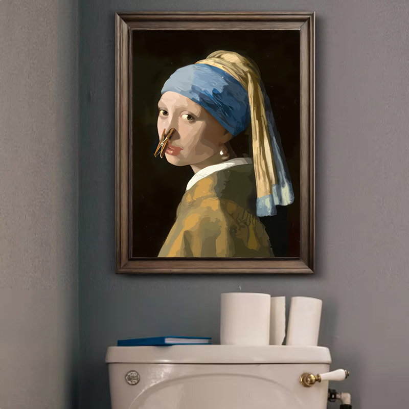 1pc Funny Abstract Bathroom To - Office Furniture Modern review and price