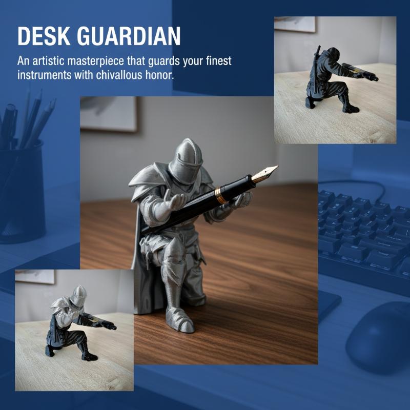 Knight Pen Holder Resin Mediev - Pegboard Office Organizer review and price