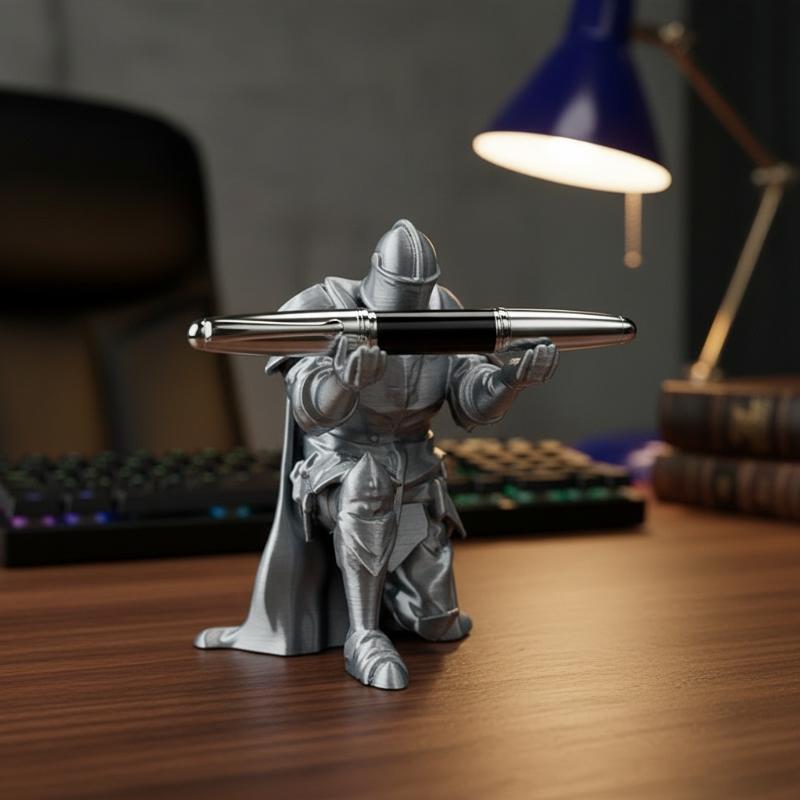 Knight Pen Holder Resin Mediev - Pegboard Office Organizer review and price