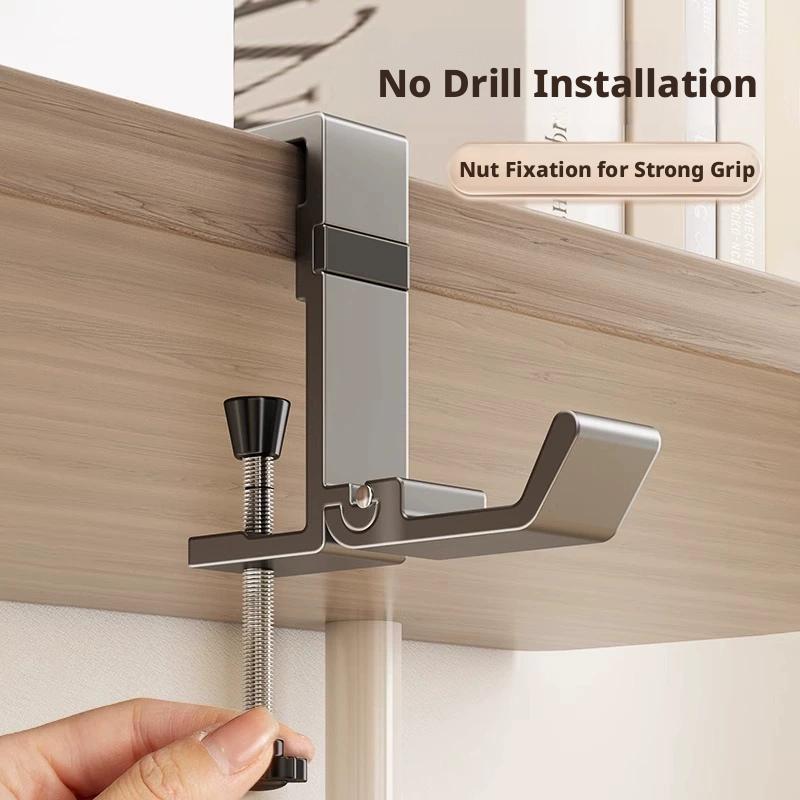No Drill Foldable Desk Hook  C - Pegboard Office Organizer review and price