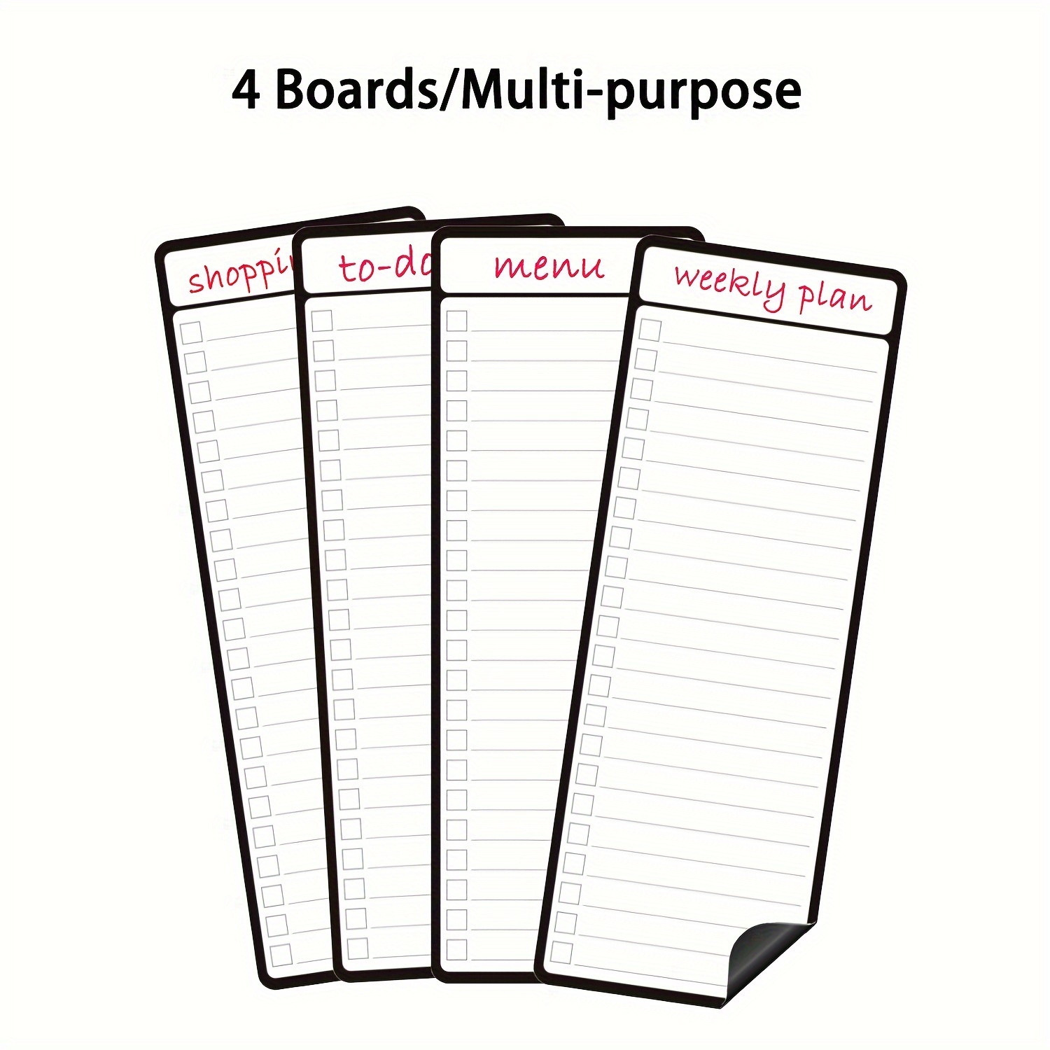4pcs Magnetic Dry Erase List B - Magnetic Whiteboard Calendar review and price