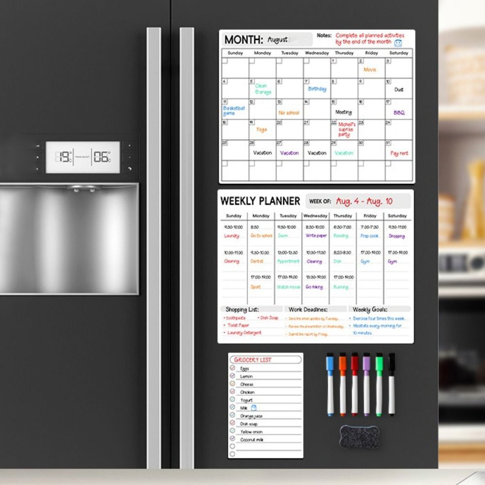 Dry Erase Magnetic Calendar Ma - Magnetic Whiteboard Calendar review and price