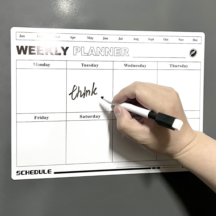Erasable Week Plan Schedule Ca - Magnetic Whiteboard Calendar review and price
