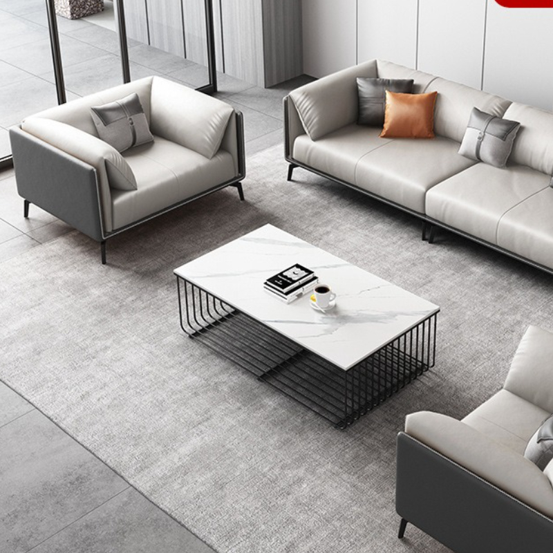 Cowhide Business Office Sofas  - Office Furniture Luxury review and price